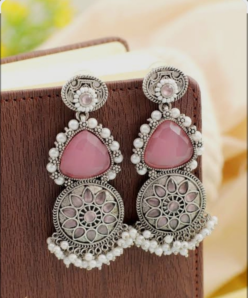 Silver Swiss Zirconia Pearl Earrings
